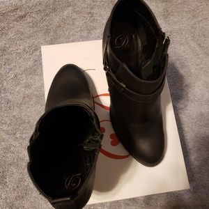 Black PU Boots